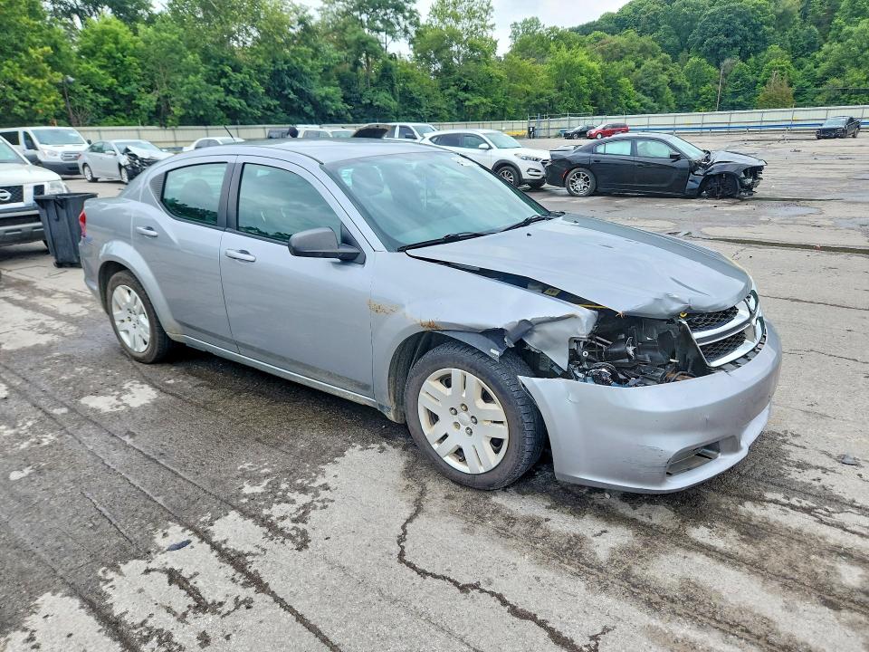 64636826 :رقم المزاد ، 1C3CDZAB7EN203701 vin ، 2014 Dodge Avenger مزاد بيع