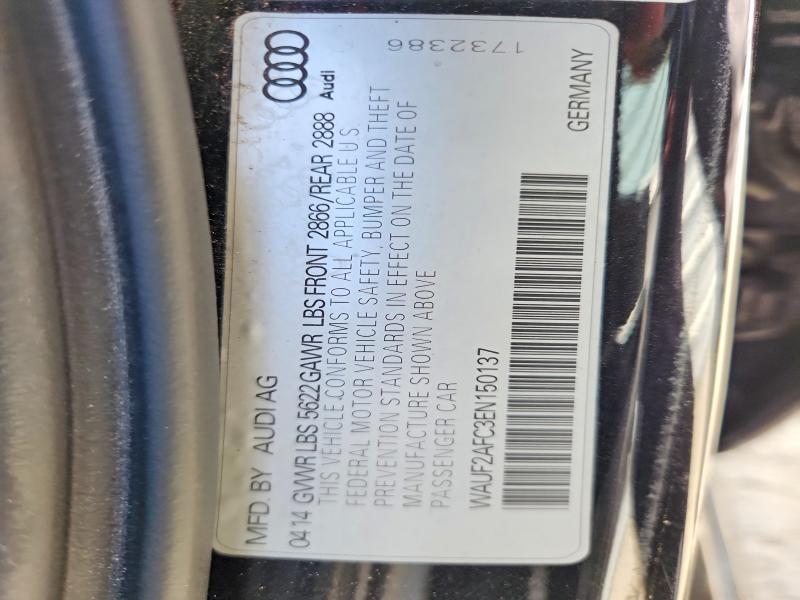 Aukcja sprzedaży 2014 Audi S6, vin: WAUF2AFC3EN150137, numer aukcji: 66808136