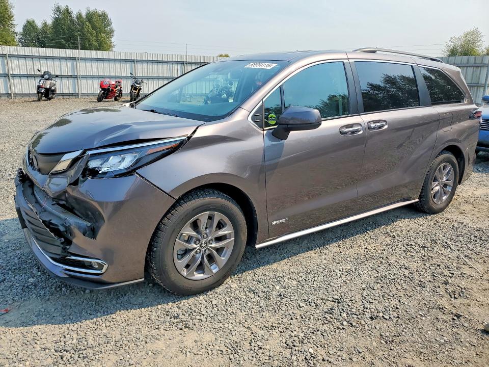 Продажа на аукционе авто 2021 Toyota Sienna, vin: 5TDYSKFC6MS033467, номер лота: 65954116