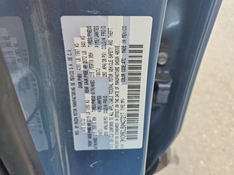 Aukcja sprzedaży 2022 Mazda Cx-30, vin: 3MVDMBCL6NM407217, numer aukcji: 63933756