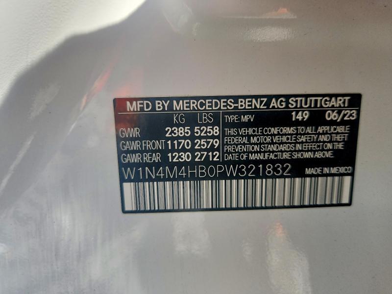 Aukcja sprzedaży 2023 Mercedes-benz Glb, vin: W1N4M4HB0PW321832, numer aukcji: 64102376