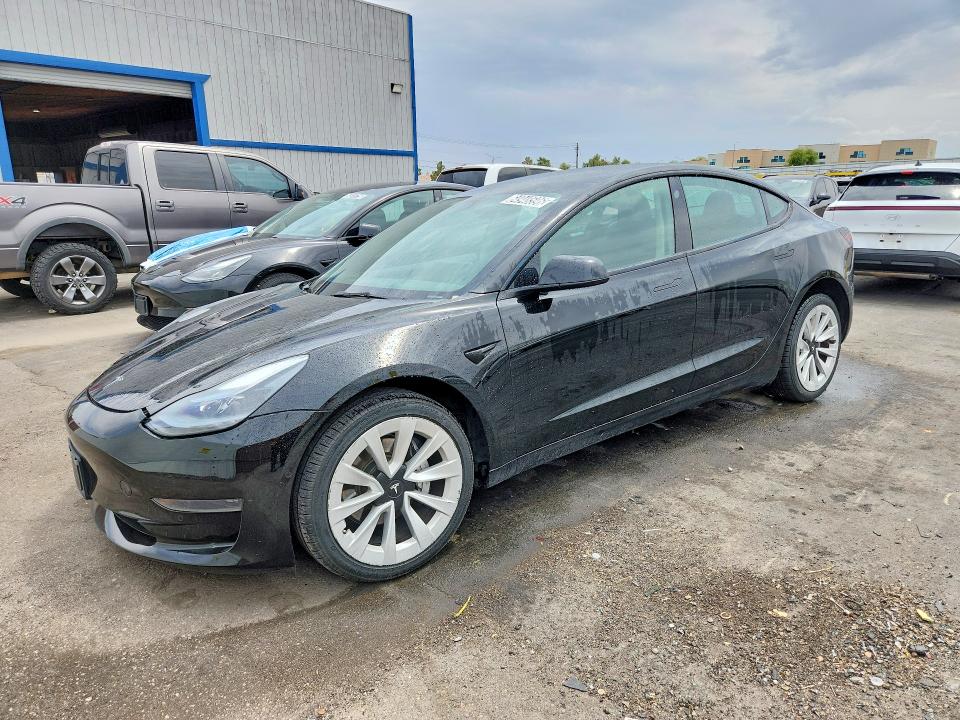 Продажа на аукционе авто 2022 Tesla Model 3, vin: 5YJ3E1EA2NF369683, номер лота: 64948596