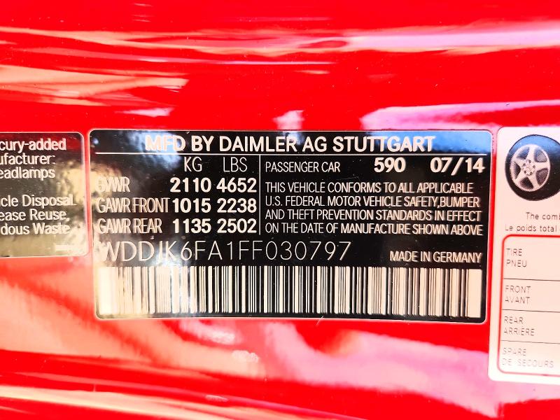 Aukcja sprzedaży 2015 Mercedes-benz Sl, vin: WDDJK6FA1FF030797, numer aukcji: 66234796