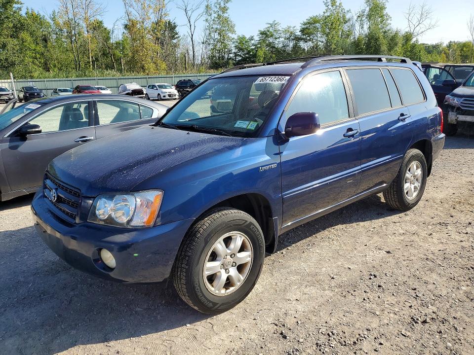 2003 Toyota Highlander მანქანა იყიდება აუქციონზე, vin: JTEHF21A130150591, აუქციონის ნომერი: 65712366