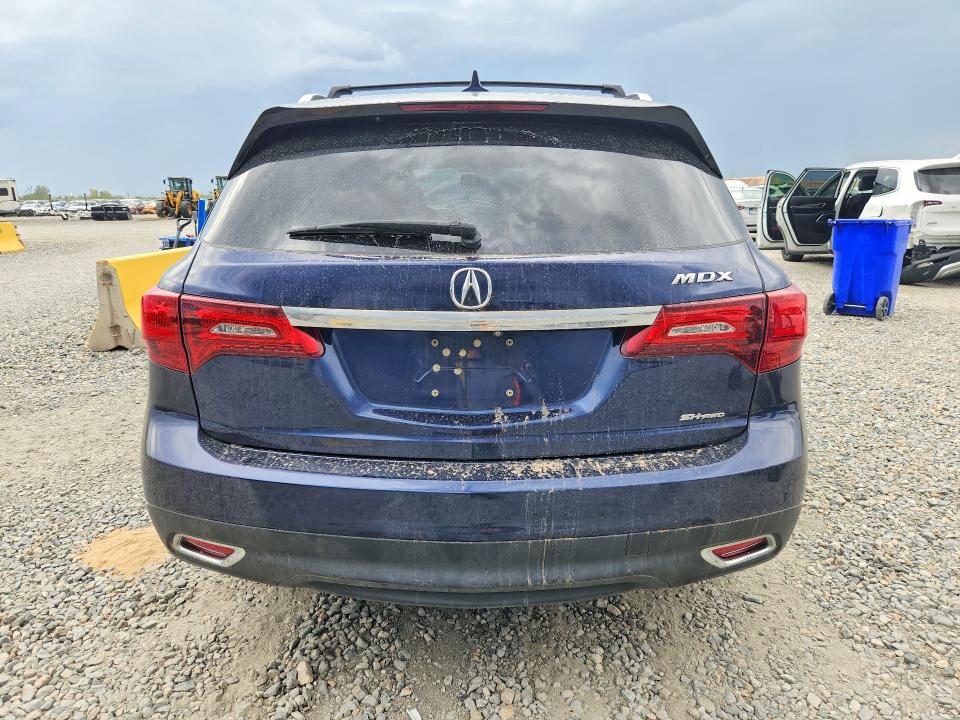 65457556 :رقم المزاد ، 5FRYD4H45EB004655 vin ، 2014 Acura Mdx مزاد بيع