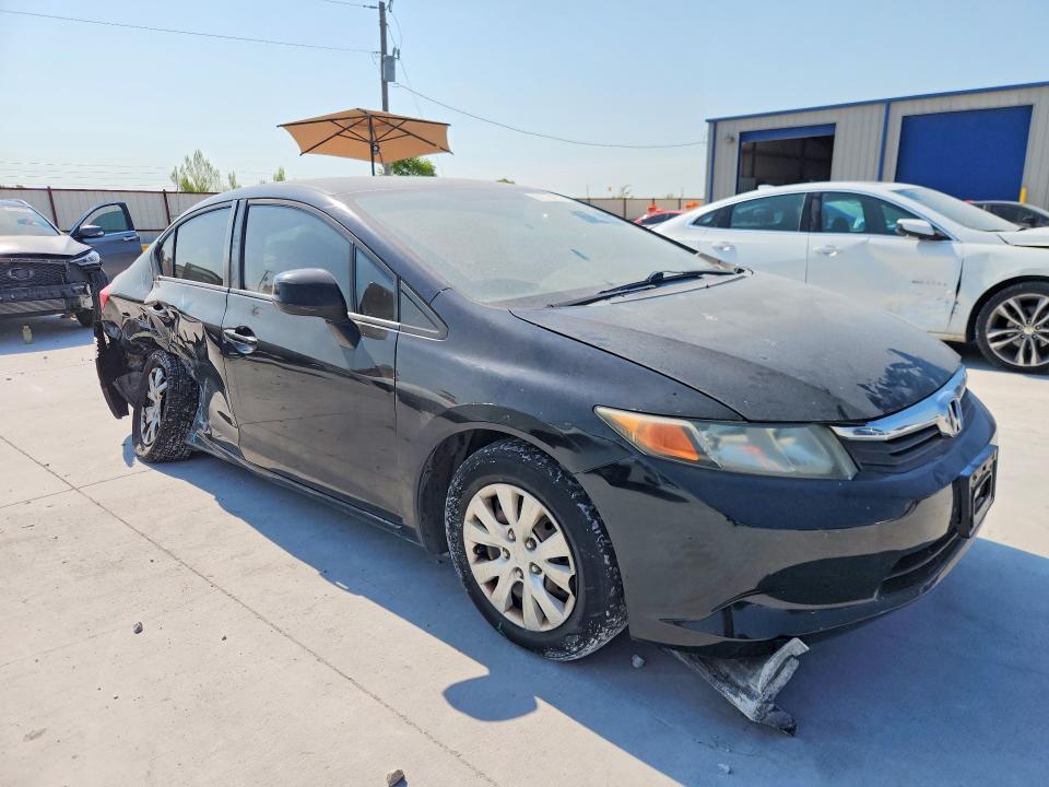 2012 Honda Civic მანქანა იყიდება აუქციონზე, vin: 19XFB2F52CE369828, აუქციონის ნომერი: 62754966