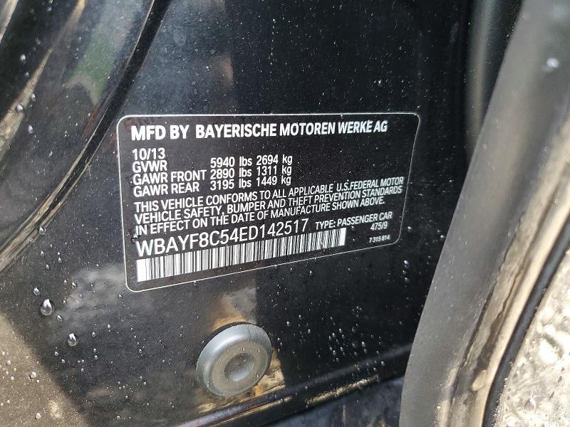 Aukcja sprzedaży 2014 Bmw 750, vin: WBAYF8C54ED142517, numer aukcji: 66311296