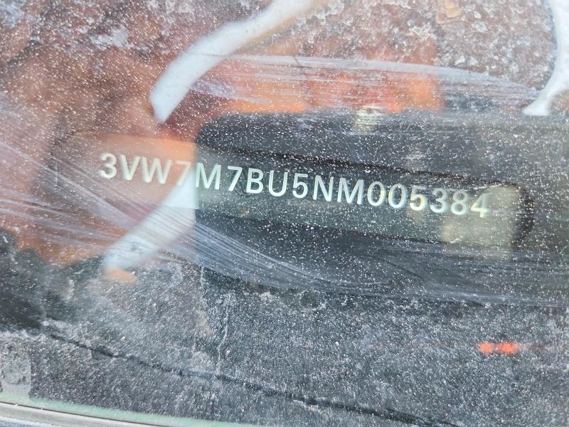 Aukcja sprzedaży 2022 Volkswagen Jetta, vin: 3VW7M7BU5NM005384, numer aukcji: 64974526