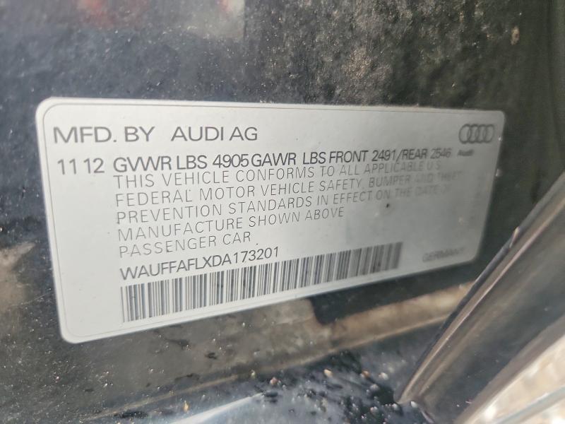 Aukcja sprzedaży 2013 Audi A4, vin: WAUFFAFLXDA173201, numer aukcji: 62824616