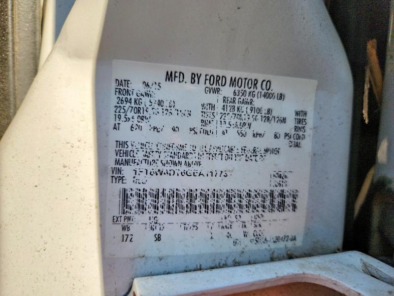 64076446 :رقم المزاد ، 1FT8W4DT6GEA11773 vin ، 2016 Ford F-450 مزاد بيع