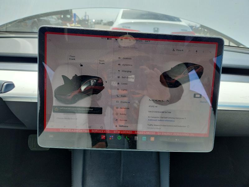 Продажа на аукционе авто 2022 Tesla Model 3, vin: 5YJ3E1EA3NF347188, номер лота: 65557366