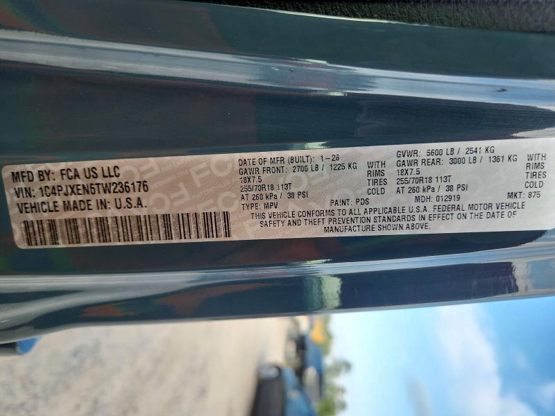 Aukcja sprzedaży 2026 Jeep Wrangler, vin: 1C4PJXEN6TW236176, numer aukcji: 65812166