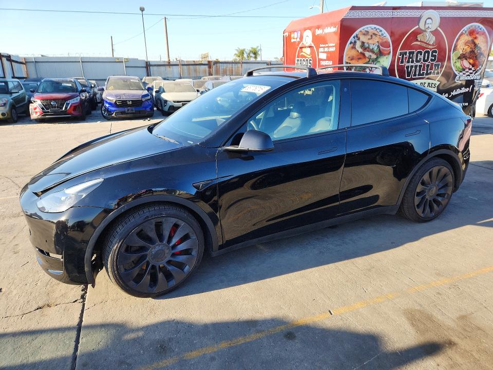66776016 :رقم المزاد ، 5YJYGDEF5MF216081 vin ، 2021 Tesla Model Y مزاد بيع