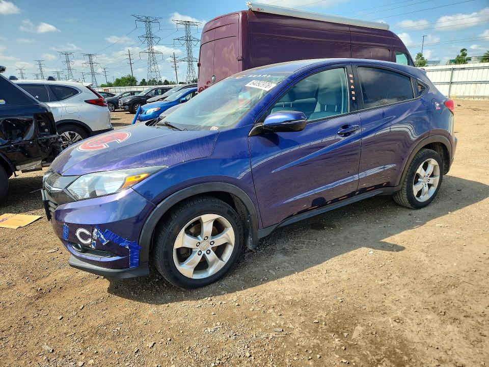 2016 Honda Hr-v მანქანა იყიდება აუქციონზე, vin: 3CZRU5H50GM724748, აუქციონის ნომერი: 64092976