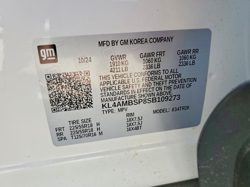 64291786 :رقم المزاد ، KL4AMBSP8SB109273 vin ، 2025 Buick Encore Gx مزاد بيع