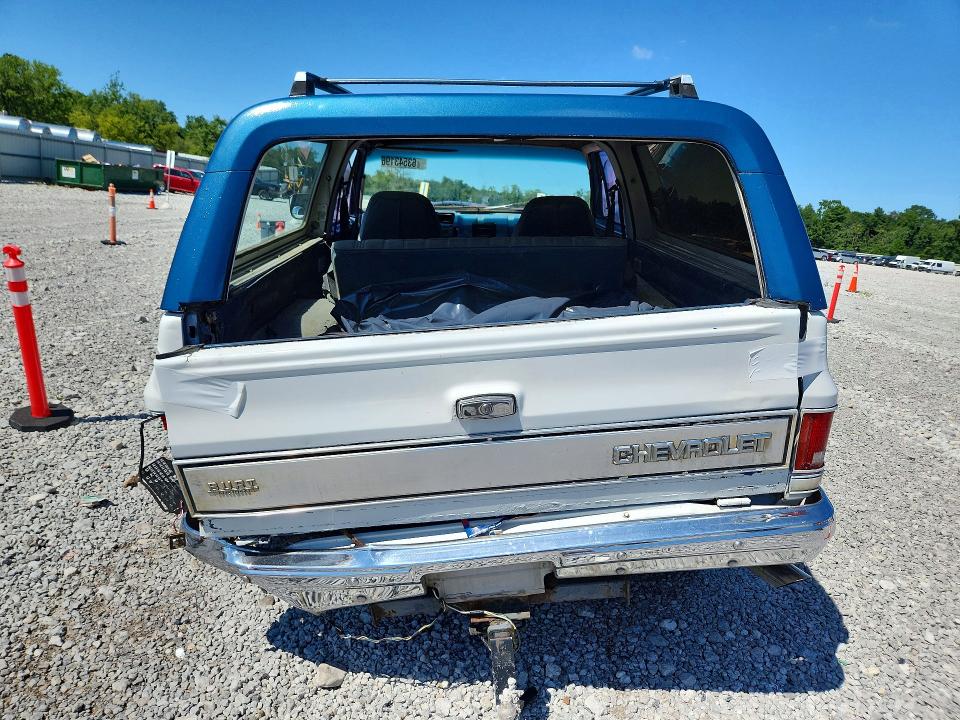 1986 Chevrolet Blazer მანქანა იყიდება აუქციონზე, vin: 1G8EK18H5GF195529, აუქციონის ნომერი: 63543196