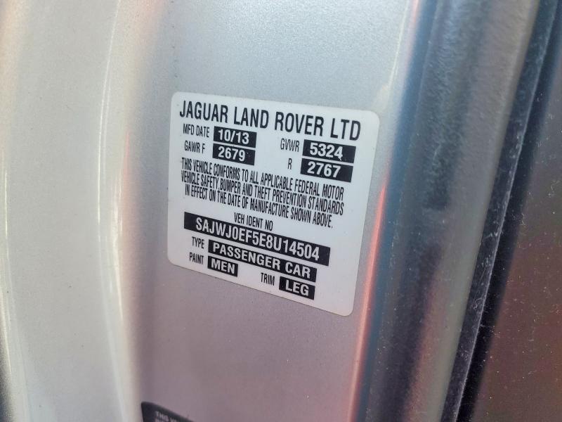 Продаж на аукціоні авто 2014 Jaguar Xf, vin: SAJWJ0EF5E8U14504, номер лоту: 65695586