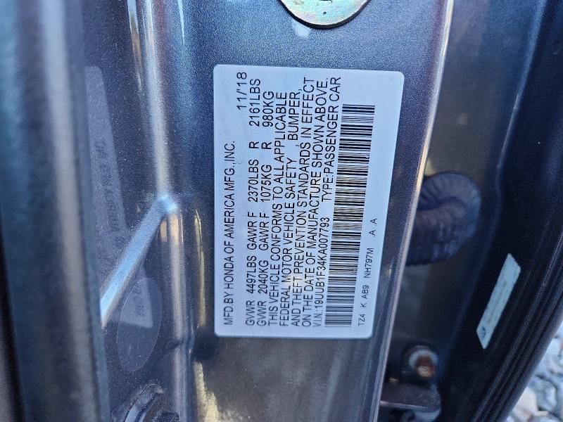 Aukcja sprzedaży 2019 Acura Tlx, vin: 19UUB1F34KA007793, numer aukcji: 66413186