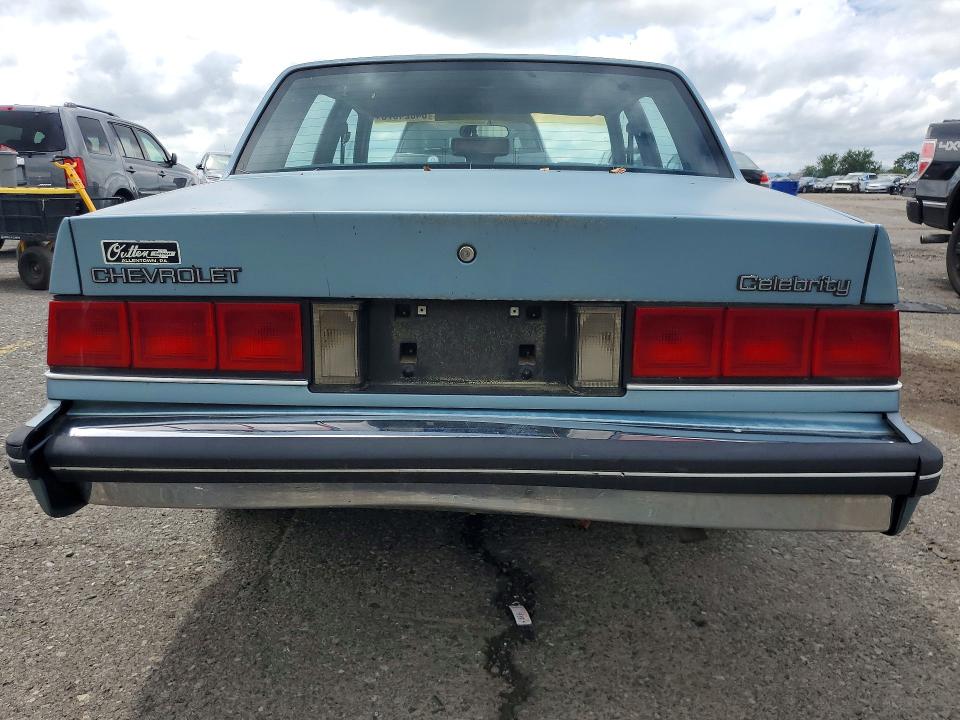 64024376 :رقم المزاد ، 1G1AW19X4GG106180 vin ، 1986 Chevrolet Celebrity مزاد بيع