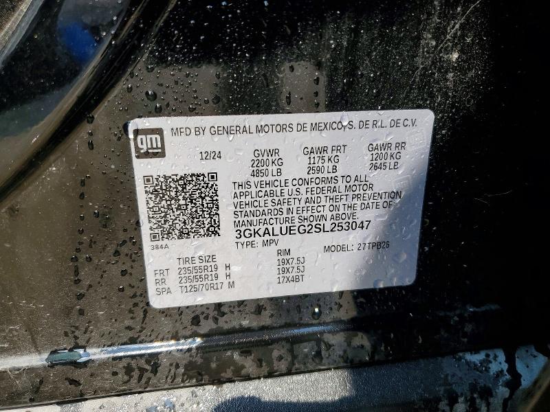 Aukcja sprzedaży 2025 Gmc Terrain, vin: 3GKALUEG2SL253047, numer aukcji: 64270526
