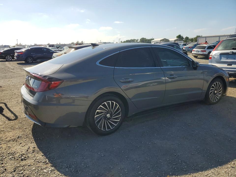 2021 Hyundai Sonata Hybrid მანქანა იყიდება აუქციონზე, vin: KMHL34JJ6MA027993, აუქციონის ნომერი: 64984366