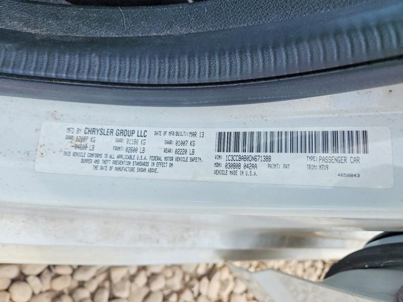Aukcja sprzedaży 2013 Chrysler 200, vin: 1C3CCBAB0DN671388, numer aukcji: 66833826
