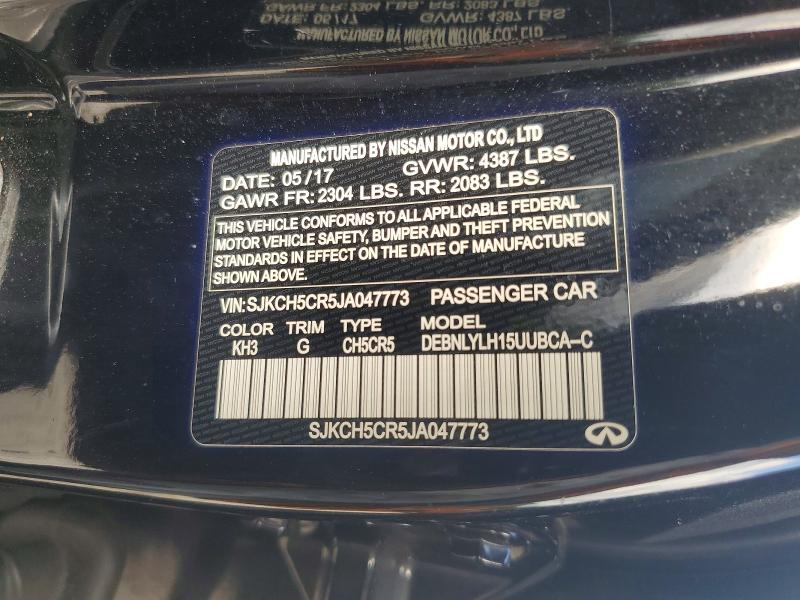 Продажа на аукционе авто 2018 Infiniti Qx30, vin: SJKCH5CR5JA047773, номер лота: 64984116