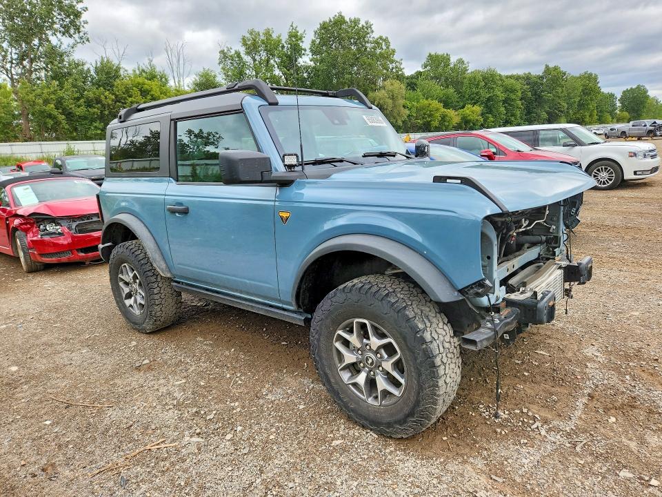 2022 Ford Bronco მანქანა იყიდება აუქციონზე, vin: 1FMDE5CH5NLB55436, აუქციონის ნომერი: 65083906