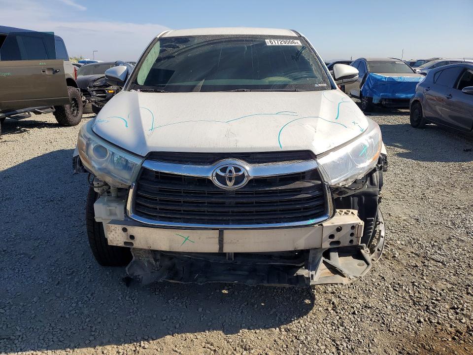 2016 Toyota Highlander მანქანა იყიდება აუქციონზე, vin: 5TDZARFH9GS019434, აუქციონის ნომერი: 65860976