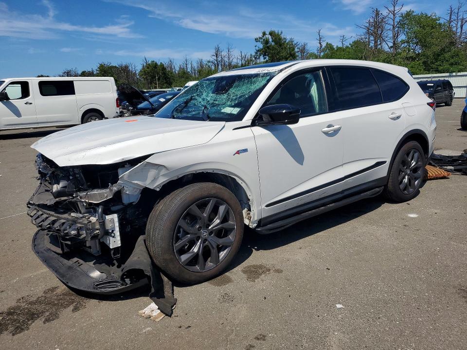 2022 Acura Mdx მანქანა იყიდება აუქციონზე, vin: 5J8YE1H09NL019149, აუქციონის ნომერი: 63814326