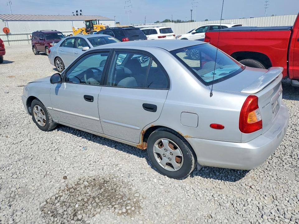 67163956 :رقم المزاد ، KMHCG45CX2U391250 vin ، 2002 Hyundai Accent مزاد بيع