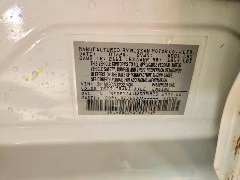 Aukcja sprzedaży 2025 Nissan Sentra, vin: 3N1AB8CV4SY227434, numer aukcji: 65207676