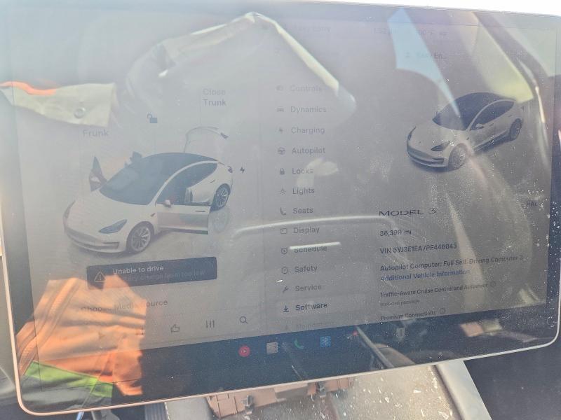 Продажа на аукционе авто 2023 Tesla Model 3, vin: 5YJ3E1EA7PF446843, номер лота: 66446256