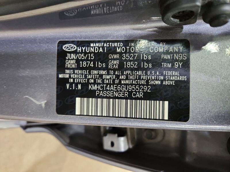 Продаж на аукціоні авто 2016 Hyundai Accent, vin: KMHCT4AE6GU955292, номер лоту: 64730196