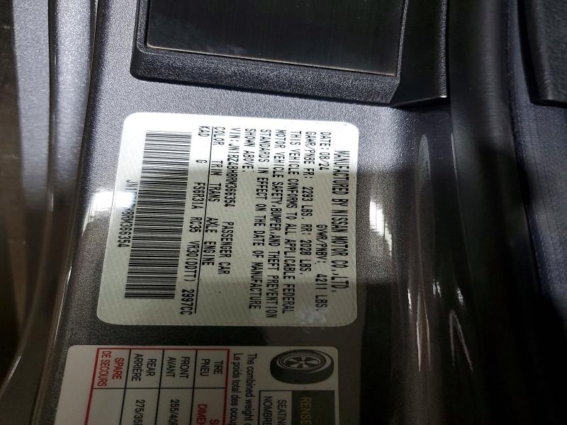 Aukcja sprzedaży 2024 Nissan Z, vin: JN1BZ4BH8RM366354, numer aukcji: 64970076