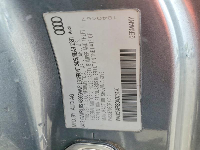 Aukcja sprzedaży 2013 Audi A5, vin: WAUCFAFR8DA076120, numer aukcji: 64307816