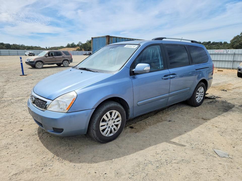 2012 Kia Sedona მანქანა იყიდება აუქციონზე, vin: KNDMG4C72C6481125, აუქციონის ნომერი: 66053216