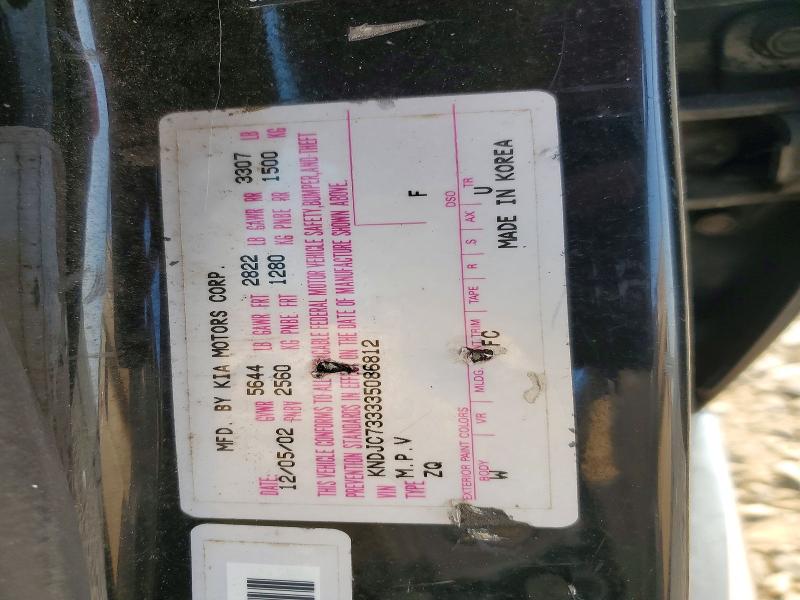 Продажа на аукционе авто 2003 Kia Sorento, vin: KNDJC733335086812, номер лота: 65011356