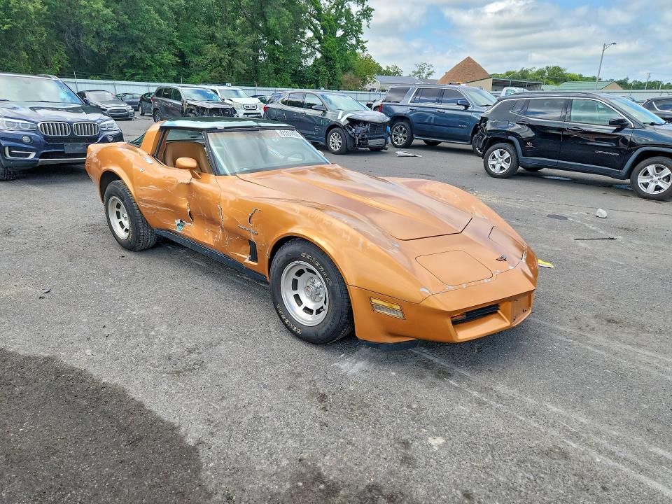 65334456 :رقم المزاد ، 1G1AY8781C5109705 vin ، 1982 Chevrolet Corvette مزاد بيع