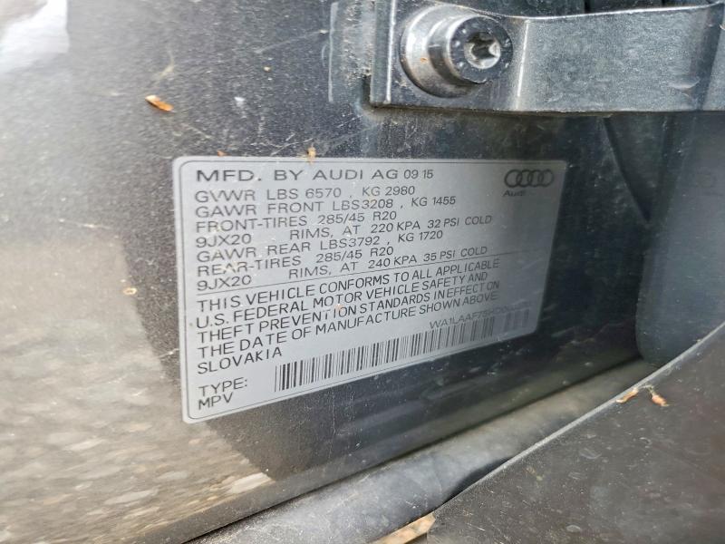 Aukcja sprzedaży 2017 Audi Q7, vin: WA1LAAF75HD000370, numer aukcji: 64502176