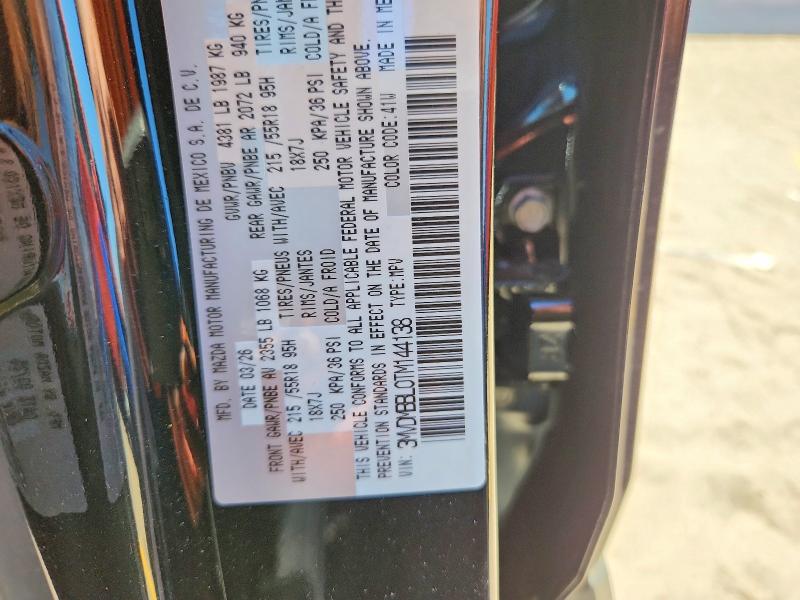 Aukcja sprzedaży 2026 Mazda Cx-30, vin: 3MVDMBBL0TM144138, numer aukcji: 65029646