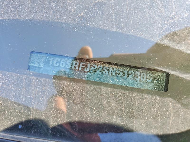 Aukcja sprzedaży 2025 Ram 1500, vin: 1C6SRFJP2SN512305, numer aukcji: 66254956