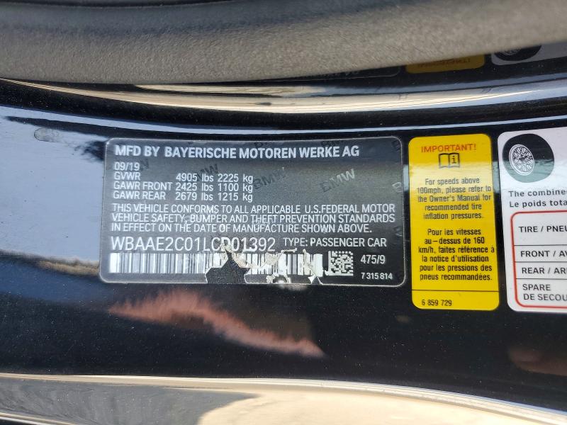 Продаж на аукціоні авто 2020 Bmw 840i, vin: WBAAE2C01LCD01392, номер лоту: 64208036
