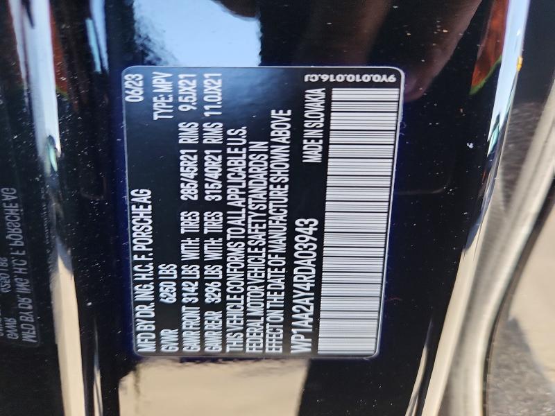 Продажа на аукционе авто 2024 Porsche Cayenne, vin: WP1AA2AY4RDA03943, номер лота: 63162926