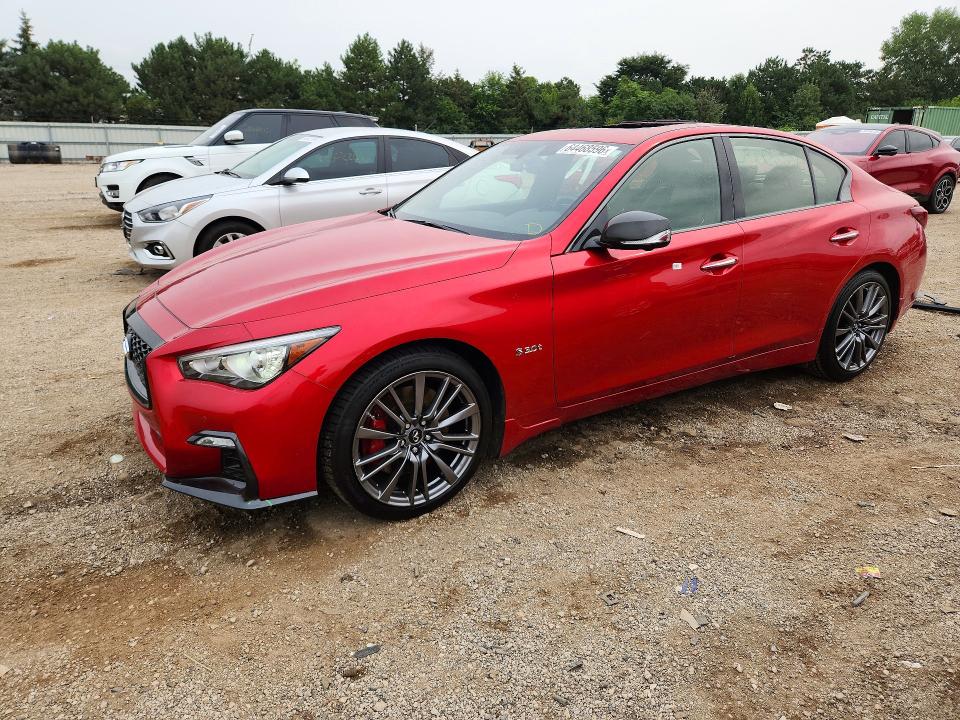 2018 Infiniti Q50 მანქანა იყიდება აუქციონზე, vin: JN1FV7AR0JM481303, აუქციონის ნომერი: 64468596