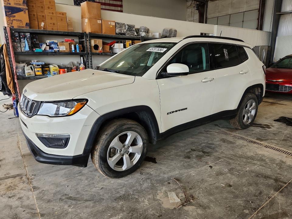 65207656 :رقم المزاد ، 3C4NJDBB0MT543723 vin ، 2021 Jeep Compass مزاد بيع