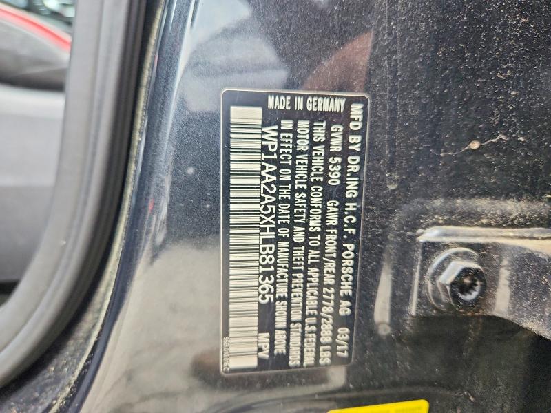 Aukcja sprzedaży 2017 Porsche Macan, vin: WP1AA2A5XHLB81365, numer aukcji: 64077116