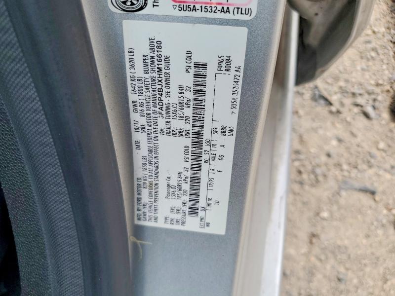 Aukcja sprzedaży 2017 Ford Fiesta, vin: 3FADP4BJXHM166180, numer aukcji: 61450326