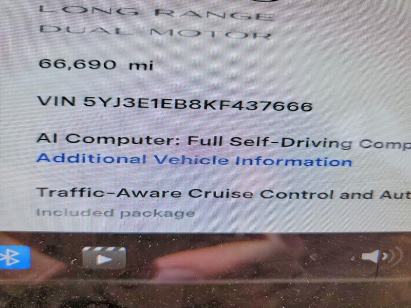 Продаж на аукціоні авто 2019 Tesla Model 3, vin: 5YJ3E1EB8KF437666, номер лоту: 67122876