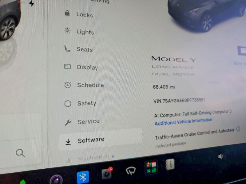 Aukcja sprzedaży 2023 Tesla Model Y, vin: 7SAYGAEE0PF738551, numer aukcji: 66420056
